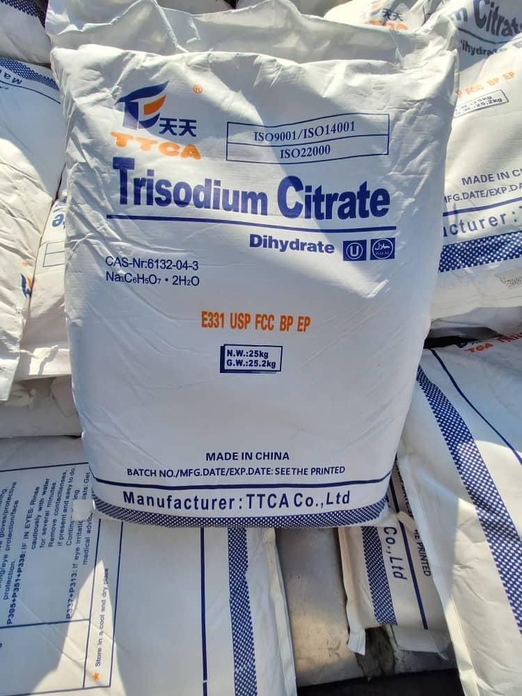 تری سدیم سیترات دی هیدرات(۲آبه)، گرید آرایشی بهداشتی و خوراکی ttca